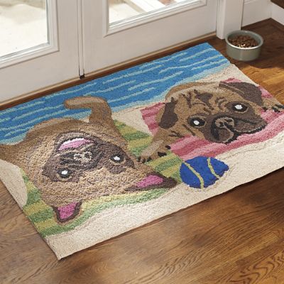 Sporting Sun Bathing Dog Mat Grandin Road