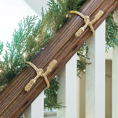 Decorative Garland Ties, Set of Six Grandin Road