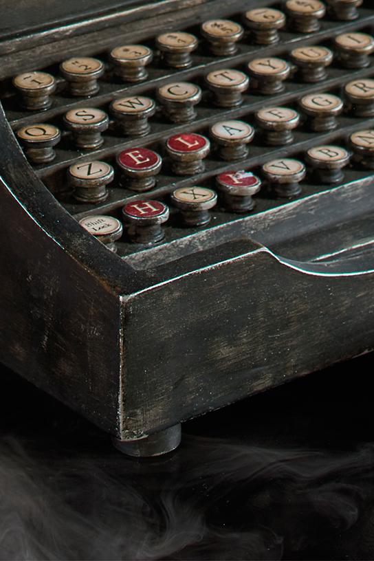 Animated Haunted Typewriter - Grandin Road