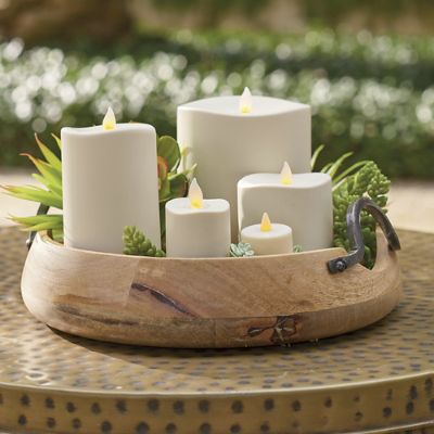 Outdoor Flameless Flicker Candles Grandin Road