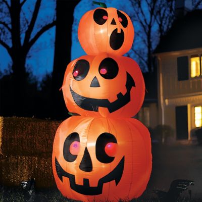Inflatable Pumpkin Light Show Grandin Road Blog
