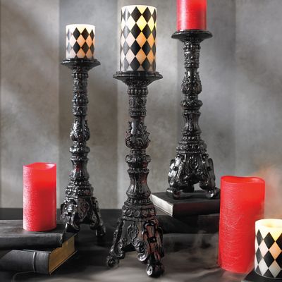 Modern Gothic Candle Holders for Simple Design