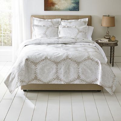 Burst Matelasse Coverlet and Sham Grandin Road