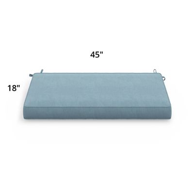 45 x 18 outdoor bench online cushion