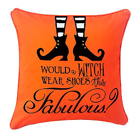 Witch Fabulous Shoes Pillow