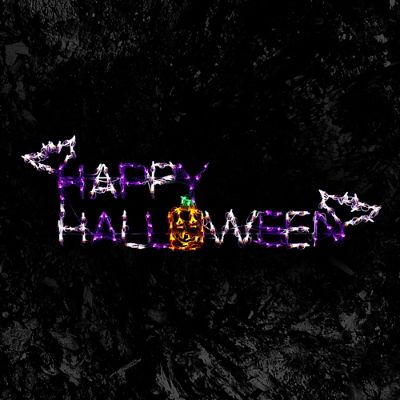 Pre-Lit LED Happy Halloween