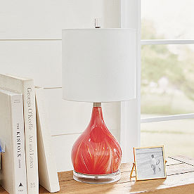 Fire Dreamer Glass Lamp