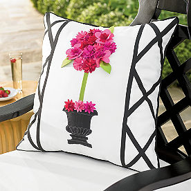 Topiary Outdoor Pillow