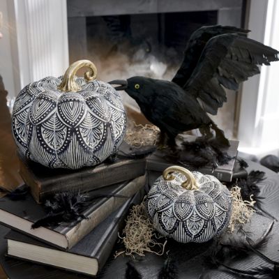 Bungalow Pumpkins, Set of Two
