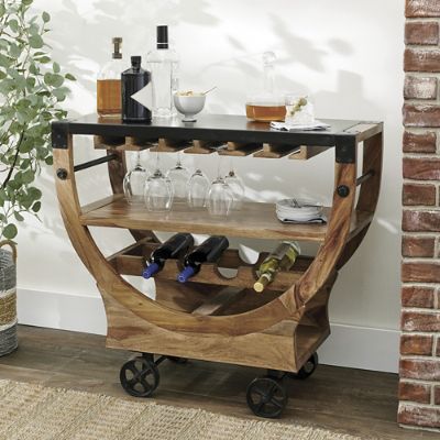 Arlington Sheesham Bar Cart