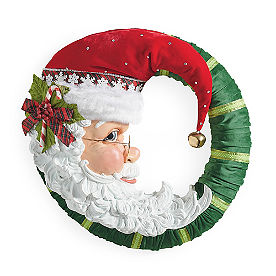 Jolly Santa Wreath
