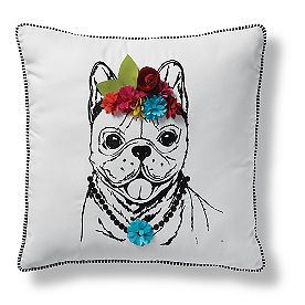 Poochie Outdoor Pillows