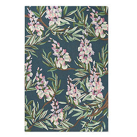 Blossom Wisteria Hooked Outdoor Rug & Mat