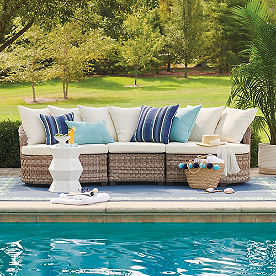 Alliance Wicker Sectional Sets
