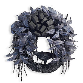Midnight Raven Wreath