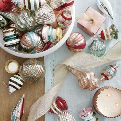 Nostalgic Christmas Ornaments, Set of 20