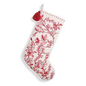 Ombre Embroidered Stocking