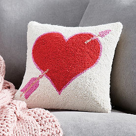 Heart Arrow Pillow