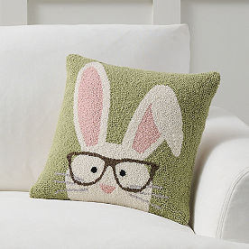 Studious Bunny Pillow