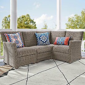 Simsbury Wicker Sectional Seating Collection