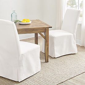 Ava Slipcovered Dining Side Chair