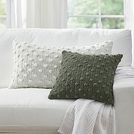 Bobble Knit Pillow