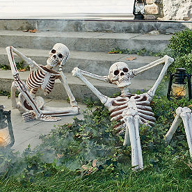 Outdoor Skeleton Figures