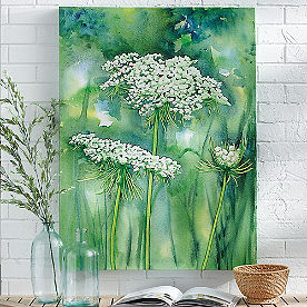 Ethereal Blooms Canvas Outdoor Art