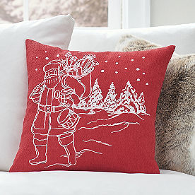 Santa Scene Pillow