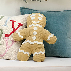 Shaped Gingerbread Pillow