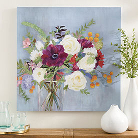 Joyful Floral Bouquet Art