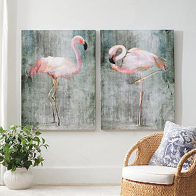 Pink Flamingo Art