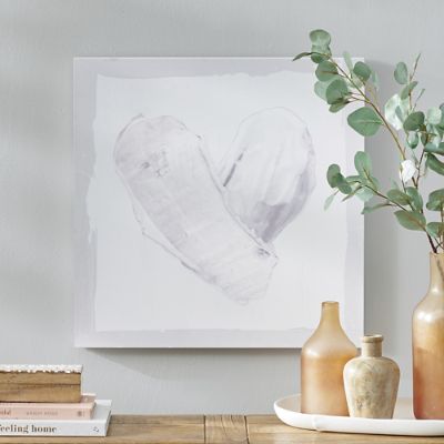 Brushstroke Heart Canvas
