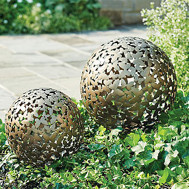 Butterfly Sphere Garden Sculpture