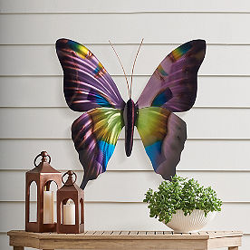 Morado Butterfly Outdoor Wall Art