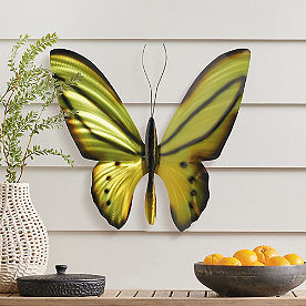 Verde Butterfly Outdoor Wall Art