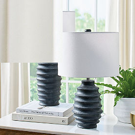 Ecomix Ribbed Table Lamps