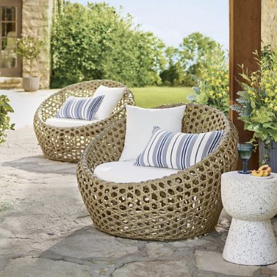 Assembled wicker patio outlet furniture