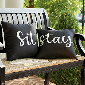 Sit and Stay Outdoor Pillows