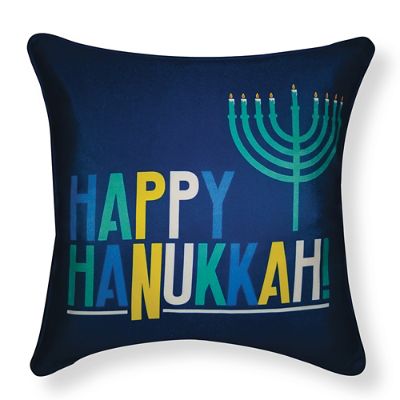 Happy Hanukkah Pillow