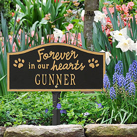 Forever In Our Hearts Lawn Sign