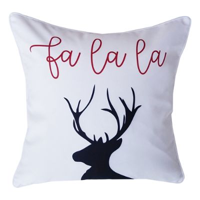 Fa La La Reindeer Pillow Grandin Road