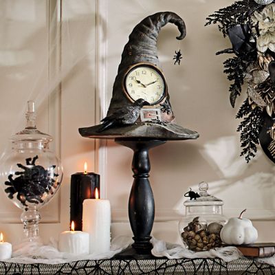 Witch Hat Pedestal Clock | Grandin Road