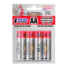 AA Batteries, 4 Pack