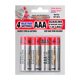 AAA Batteries, 4 Pack