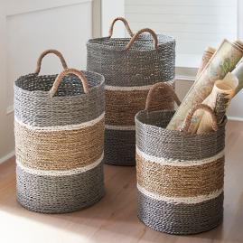 Jambi Baskets, Set of Three