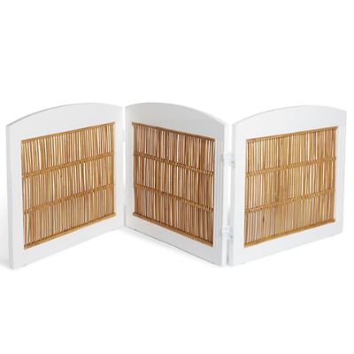 Bamboo door screen