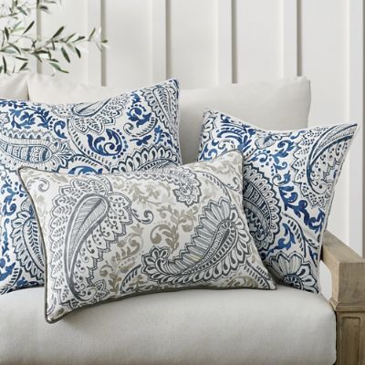 Paige Paisley Piped Pillow