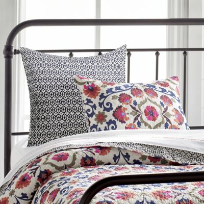 Plaid Stitched Velvet Quilt Grandin Road