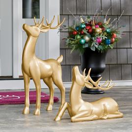 Gold Outdoor Deer